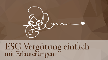 ESG Vergütung einfach mit Erläuterungen