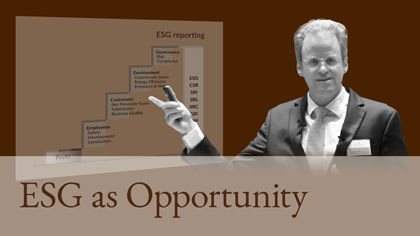 ESG as Opportunity