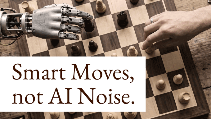Smart Moves, not AI Noise. 